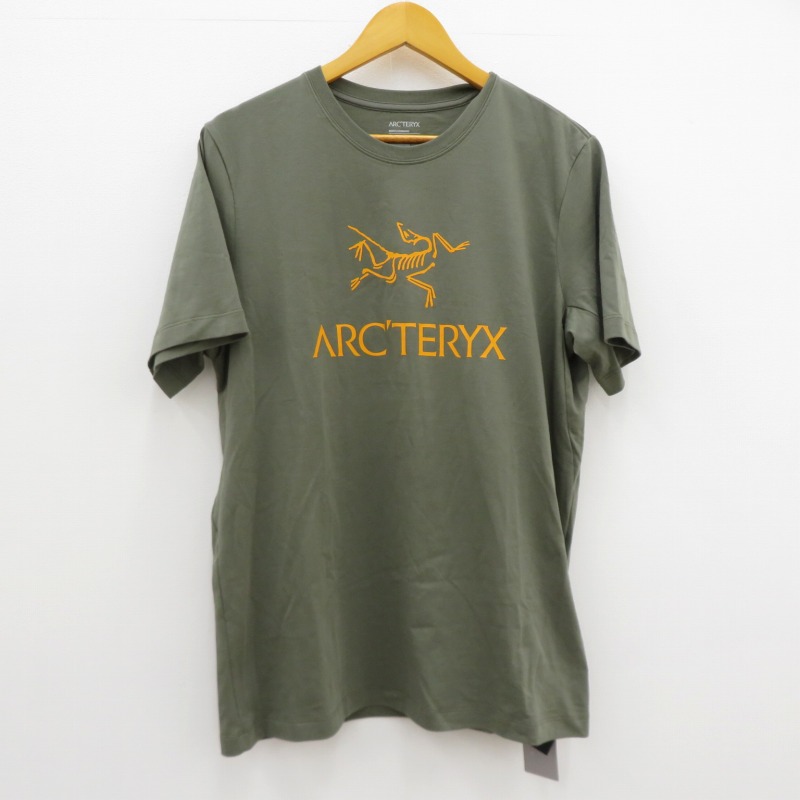 【中古】ARC'TERYX | アークテリクス Arc'Word Logo SS Men's 半袖Ｔシャツ X000007991 グリーン サイズ：M【瀬戸大橋店】｜お宝市番館