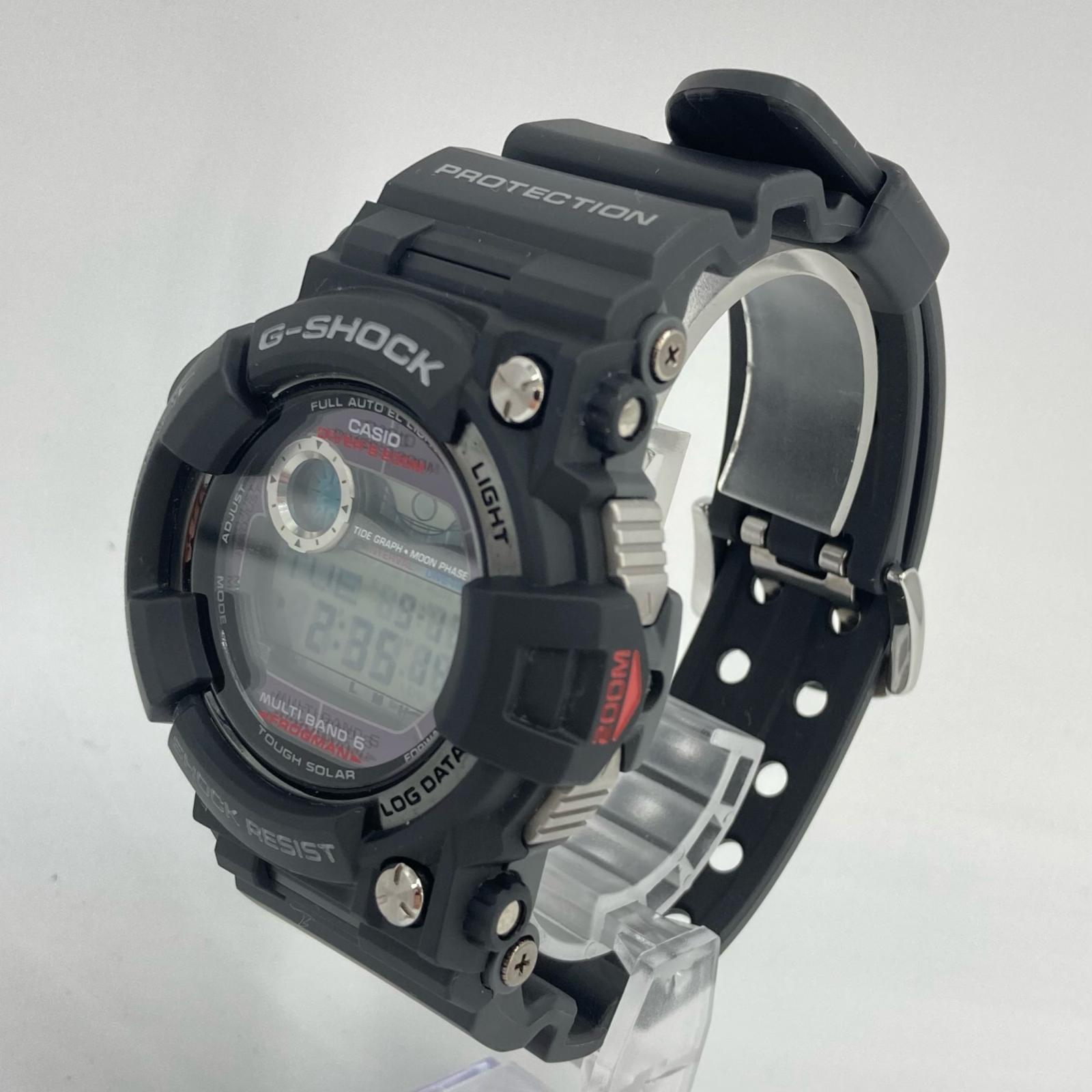 【中古】G-SHOCK | ジーショック FROGMAN デジタル電磁波ソーラー ウオッチ GWF-1000 黒いこと【イオン広店】