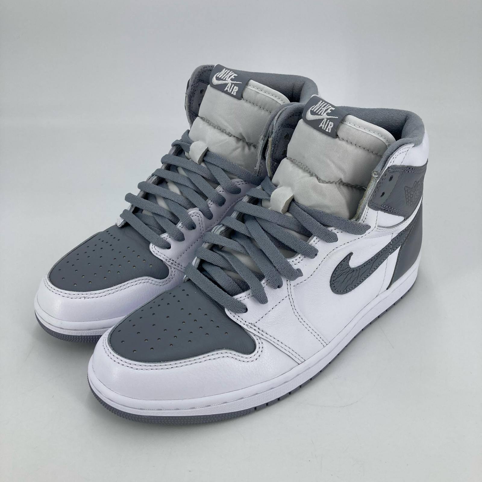 【中古】NIKE AIR JORDAN | ナイキ 大気圏 ジョーダン Air Jordan 1 High OG \u0027Stealth\u0027 スニーカー 555088-037 薄墨色 28糎【イオン広店】