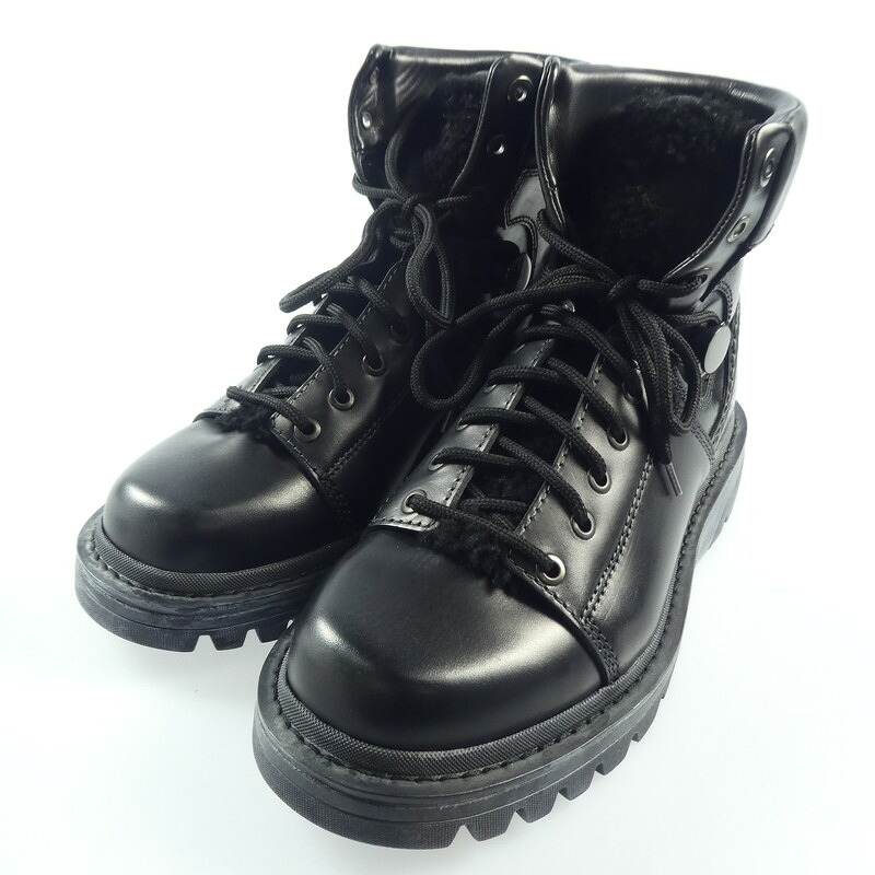 【中古】MONCLER | モンクレール ブーツ ブラック サイズ:約25.5cm【姫路東店】|お宝市番館