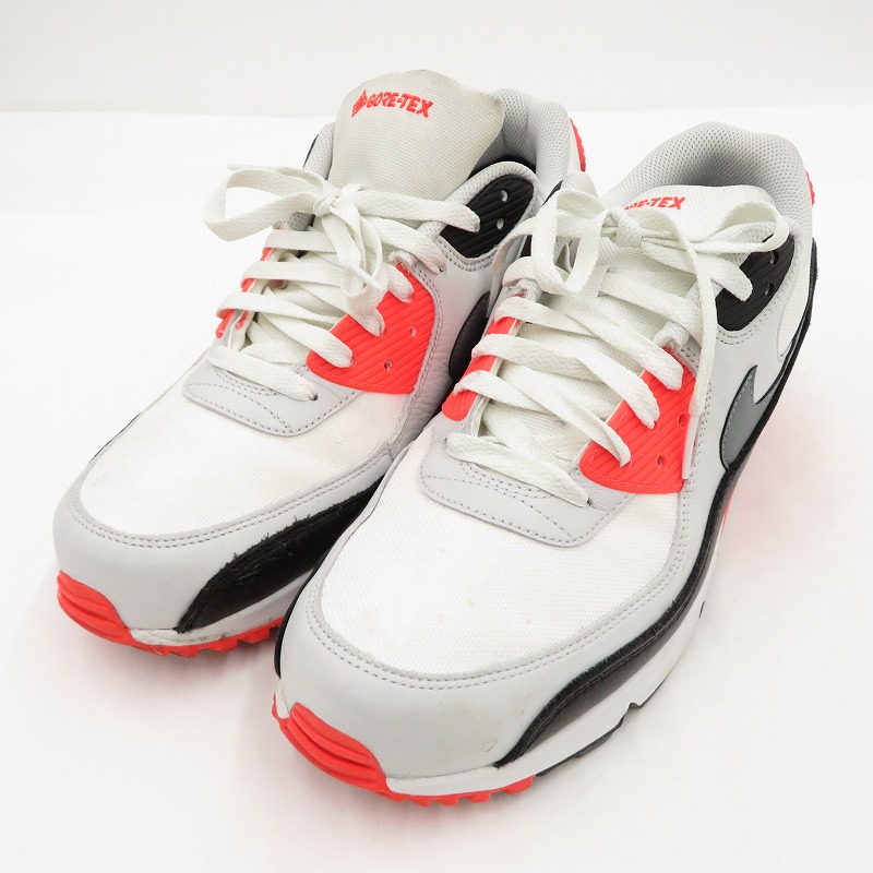 【中古】NIKE | ナイキ Air Max 90 GORE-TEX Bright Crimson スニーカー FD5810-101 エアマックス ホワイト 29cm【瀬戸大橋店】