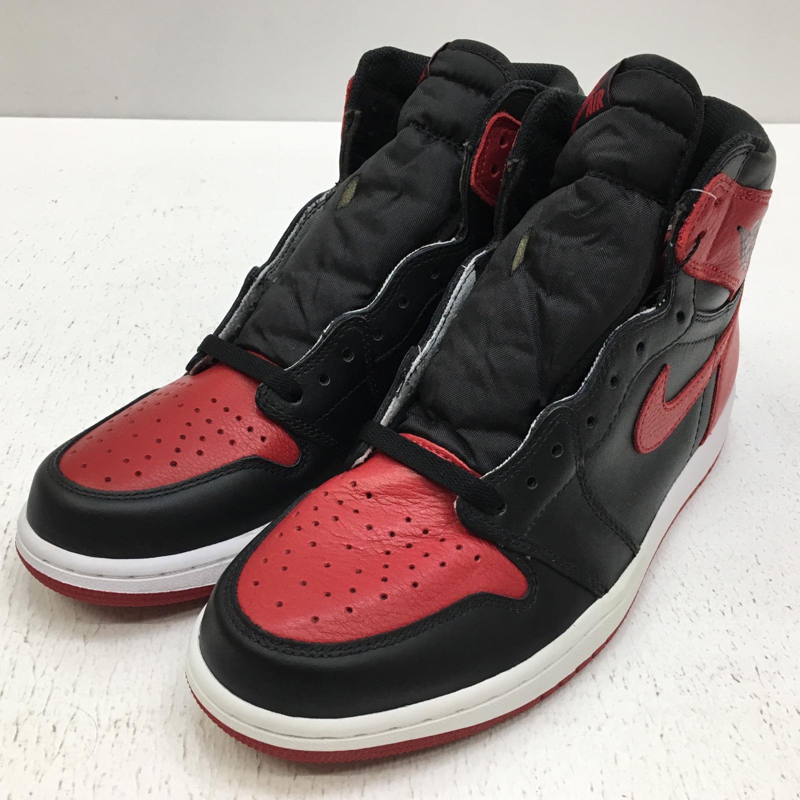 【中古】NIKE | ナイキ Air Jordan 1 Retro High OG スニーカー 555088-001 赤いこと 27.5糎【加古川店】