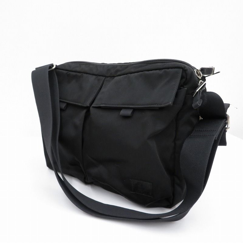 【中古】PORTER | ポーター MOTION モーション ショルダーバッグ - ブラック【瀬戸大橋店】