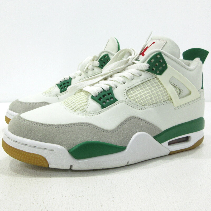 【中古】NIKE | ナイキ AIR JORDAN 4 RETRO SP スニーカー DR5415-103 緑であること×白いこと 大いさ：27.5糎【三重中央局】