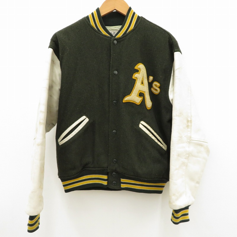 楽天市場】STARTER OAKLAND ATHLETICS VARSITY SATIN FULL-SNAP JACKET