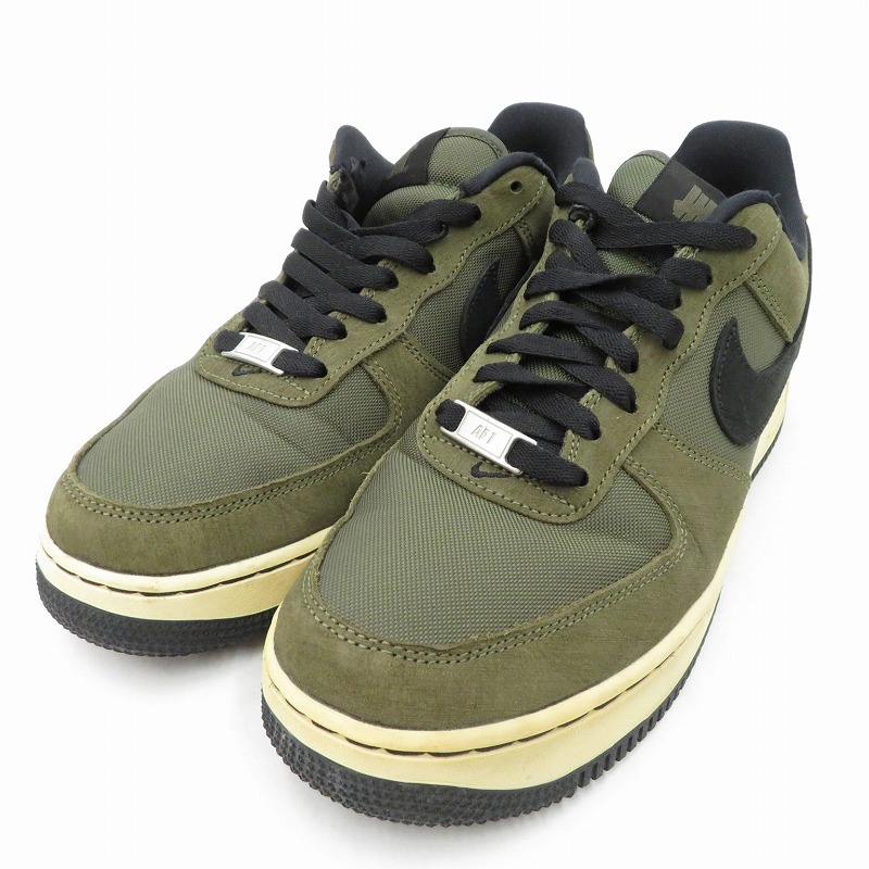 【中古】NIKE | ナイキ ×UNDEFEATED AF1 Low \u0027Olive\u0027 スニーカー DH3064-300 空軍 カーキ 27.5糎【瀬戸大橋店】