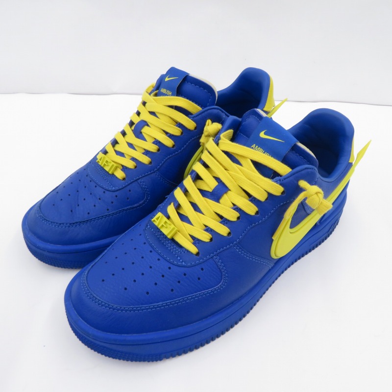 【中古】NIKE | ナイキ ×AMBUSH Air Force 1 Low 'Game Royal and Vivid Sulfur' スニーカー DV3464-400 エアフォース1 ブルー サイズ：28【瀬戸大橋店】画像