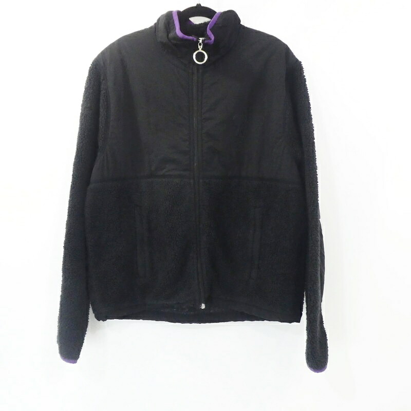 【中古】AMI | アミ Ami de Coeur Sherpa Zipped Jacket ボアジャケット HJK007.761 ブラック サイズ：M【姫路東店】