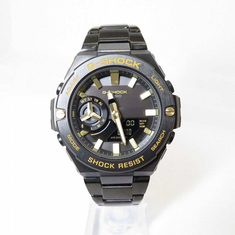 【中古】G-SHOCK | ジーショック G-STEEL GST-B500続きもの ウオッチ GST-B500BD-1A9JF アナデジソーラー 黒いこと【瀬戸大橋店】