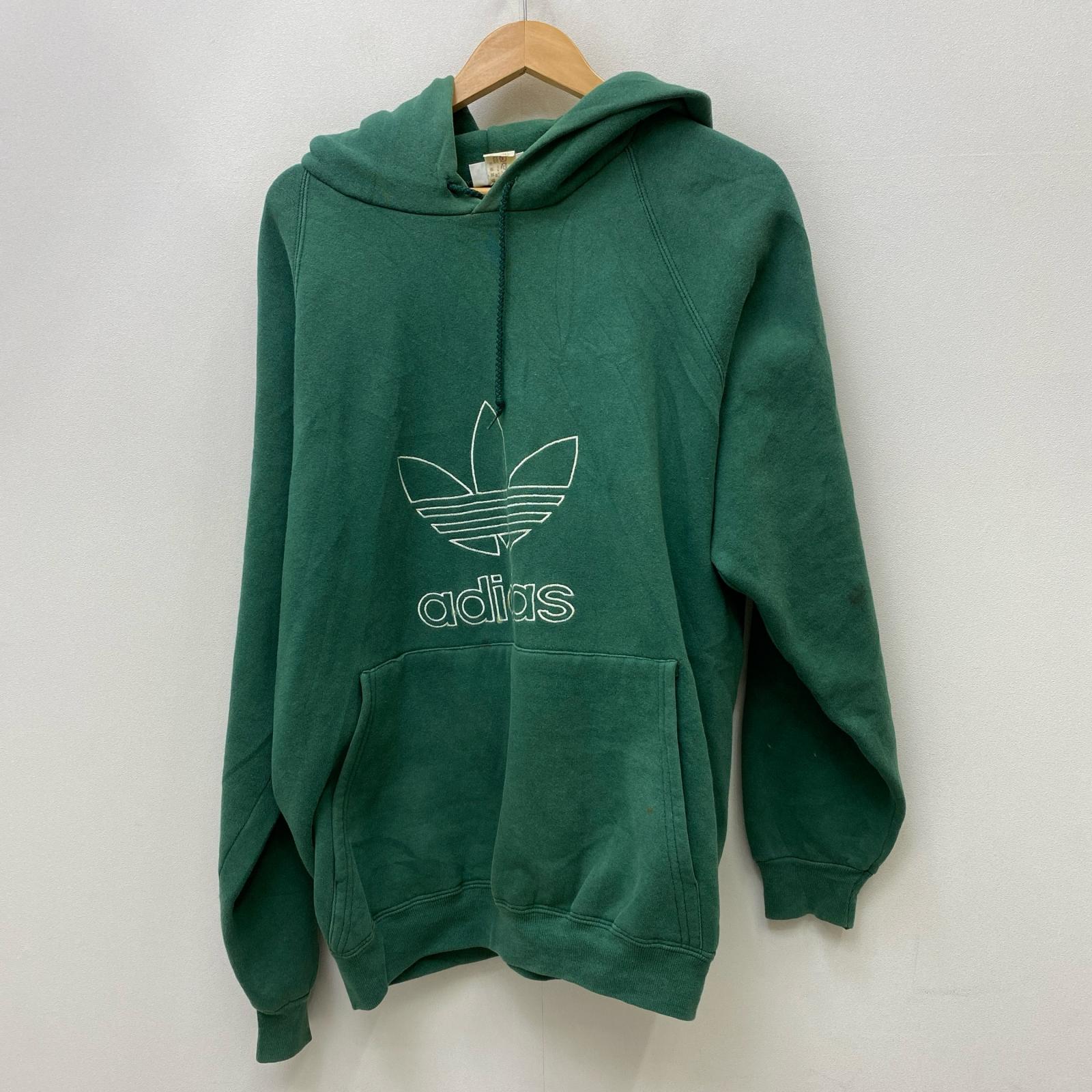 【中古】adidas(vintage) | アディダスヴィンテージ TREFOIL パーカー 緑であること 大きさ：M【加古川店】