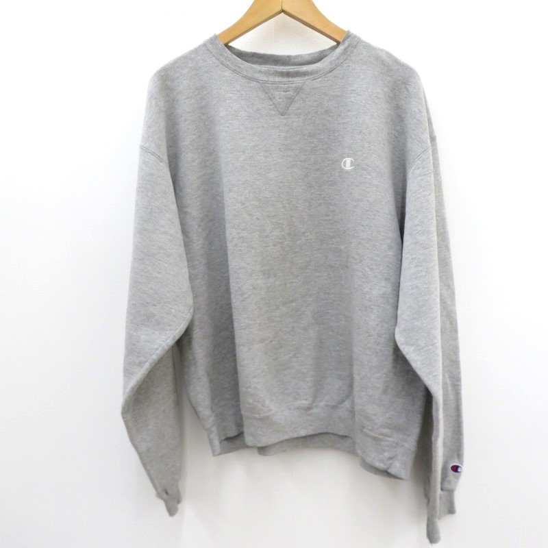 【中古】Champion | チャンピオン 00'S　スウェット グレー サイズ：L【瀬戸大橋店】