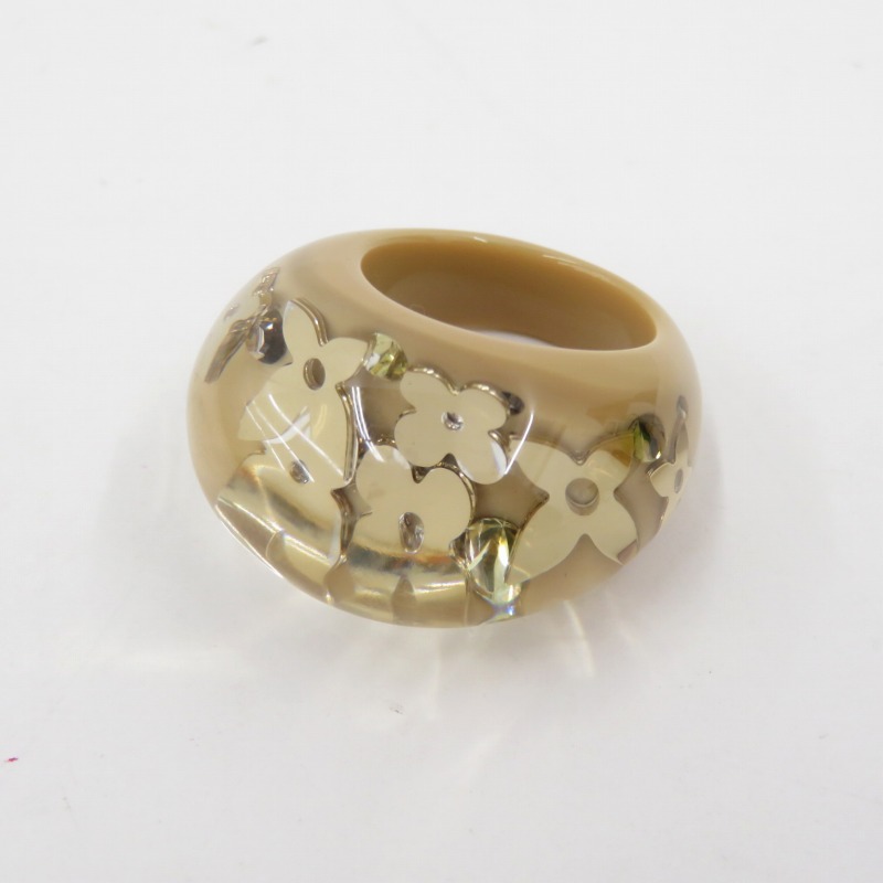 【中古】LOUIS VUITTON | ルイ・ヴィトン バーグ アンクルージョン リング ・指輪 M65311 ベージュ【瀬戸大橋店】