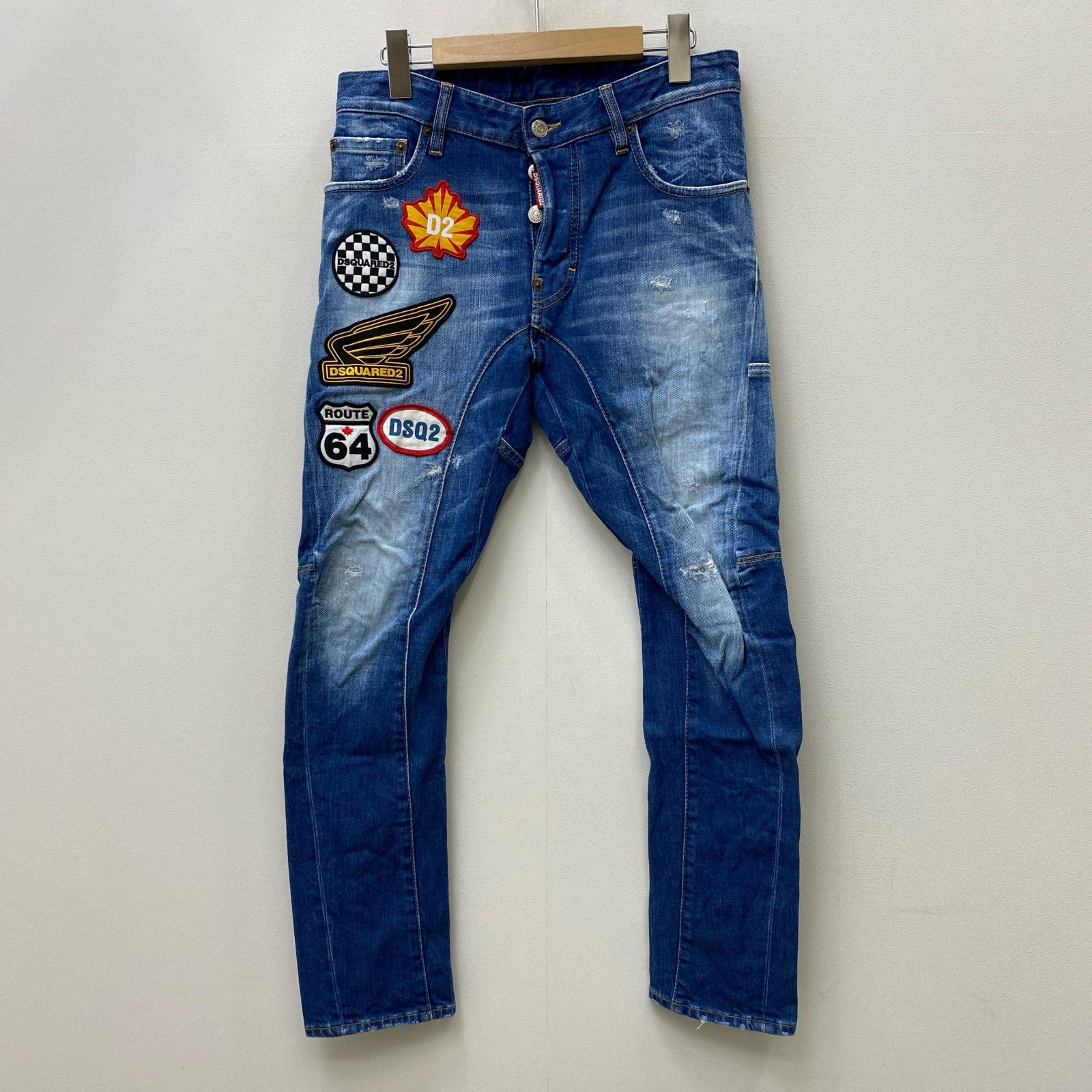 【中古】DSQUARED2 | ディースクエアード TIDY BIKER JEAN ジーンズズボン下 S74LB0737 青碧 大いさ：42【加古川店】
