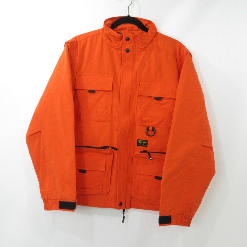 【中古】430 - FOURTHIRTY - | フォーサーティー PAD FISH CONVERTIBLE JACKET 中綿ジャケット 23-156 オレンジ サイズ：1【姫路東店】