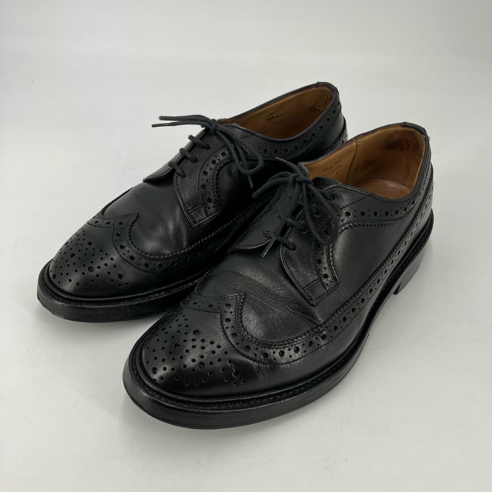 【中古】Tricker\u0027s | トリッカーズ 舞台の袖心付け スニーカー 黒いこと 27.5珊【イオン広店】