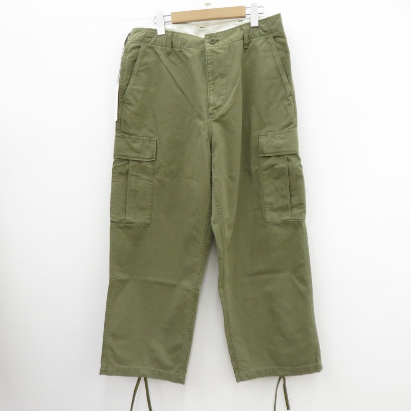 【中古】WACKOMARIA | ワコマリア 6 POCKET TROUSERS カーゴパンツ 24FW-WMP-PT03 カーキ 大きさ：M【瀬戸大橋店】