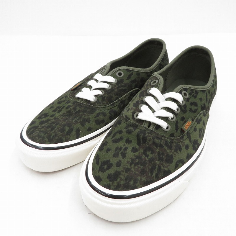 【中古】VANS | バンズ オーセンティック 44 DX アナハイムファクトリー スニーカー VN0A5KX4AWA グリーン 28cm【瀬戸大橋店】|お宝市番館