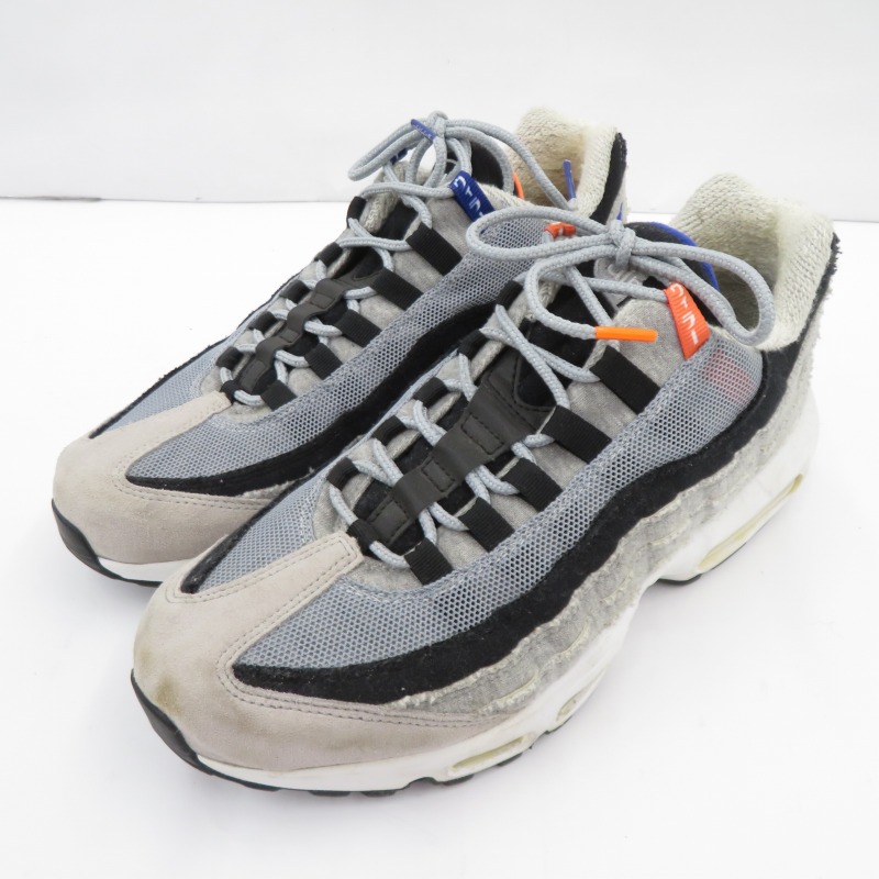 【中古】NIKE | ナイキ ×ループウィラー Air Max 95 \u0027Wolf Grey\u0027 スニーカー CQ7853-001 大気圏マックス 薄墨色 28.5糎【瀬戸大橋店】