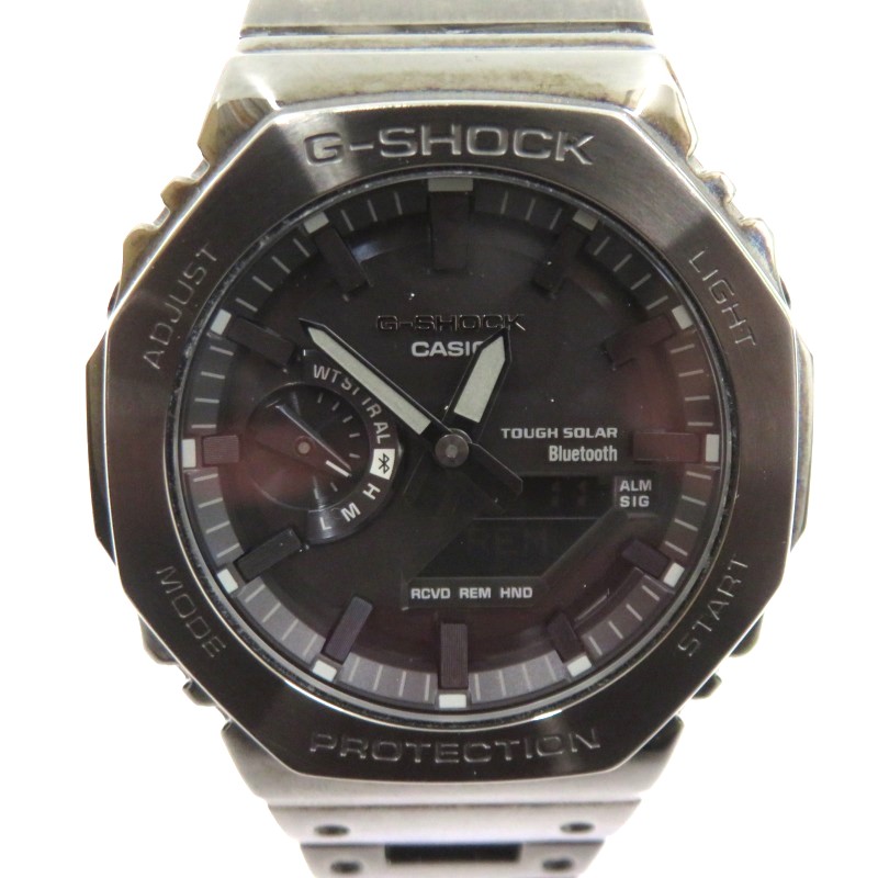 【中古】G-SHOCK | ジーショック 2100Series アナデジソーラー腕時計 GM-B2100BD-1AJF Bluetooth機能あり  ブラック【瀬戸大橋店】