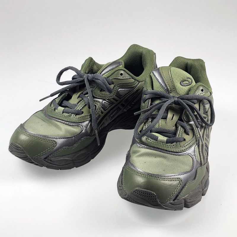 【中古】asics | アシックス GEL-NYC MOSS/FOREST スニーカー 1203A280 グリーン サイズ:26.5cm【姫路東店】
