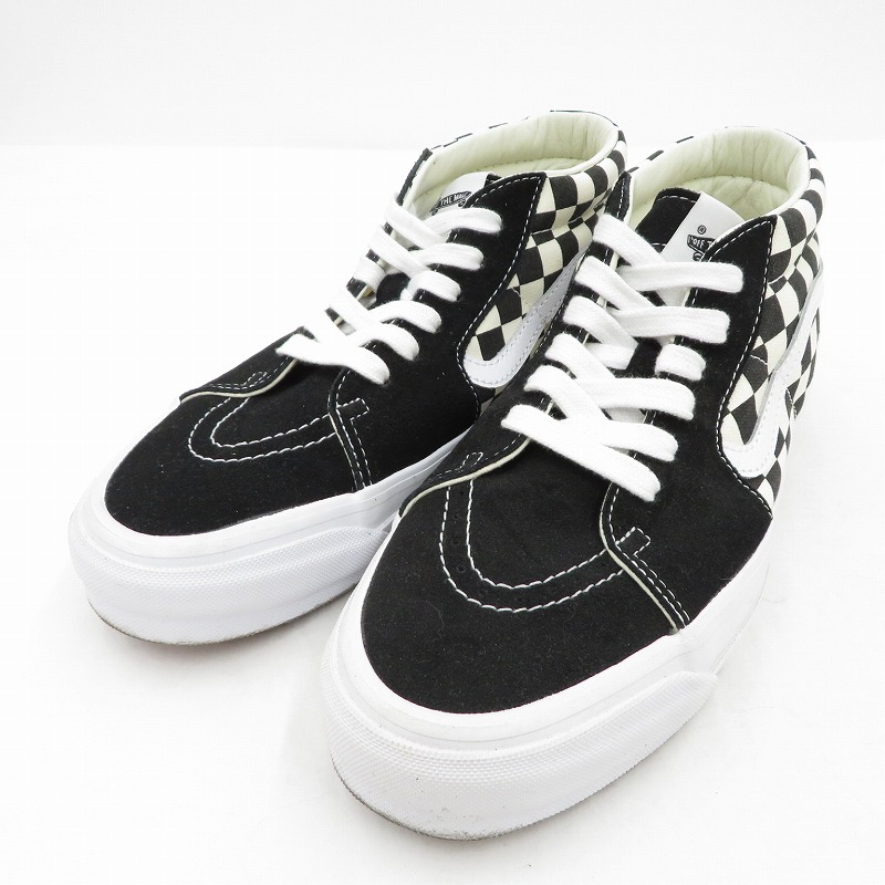 美品 バンズ SK8Mid REISSUE 83 LX チェッカー ボルト 27 vn-vn000cqqbka.jpg