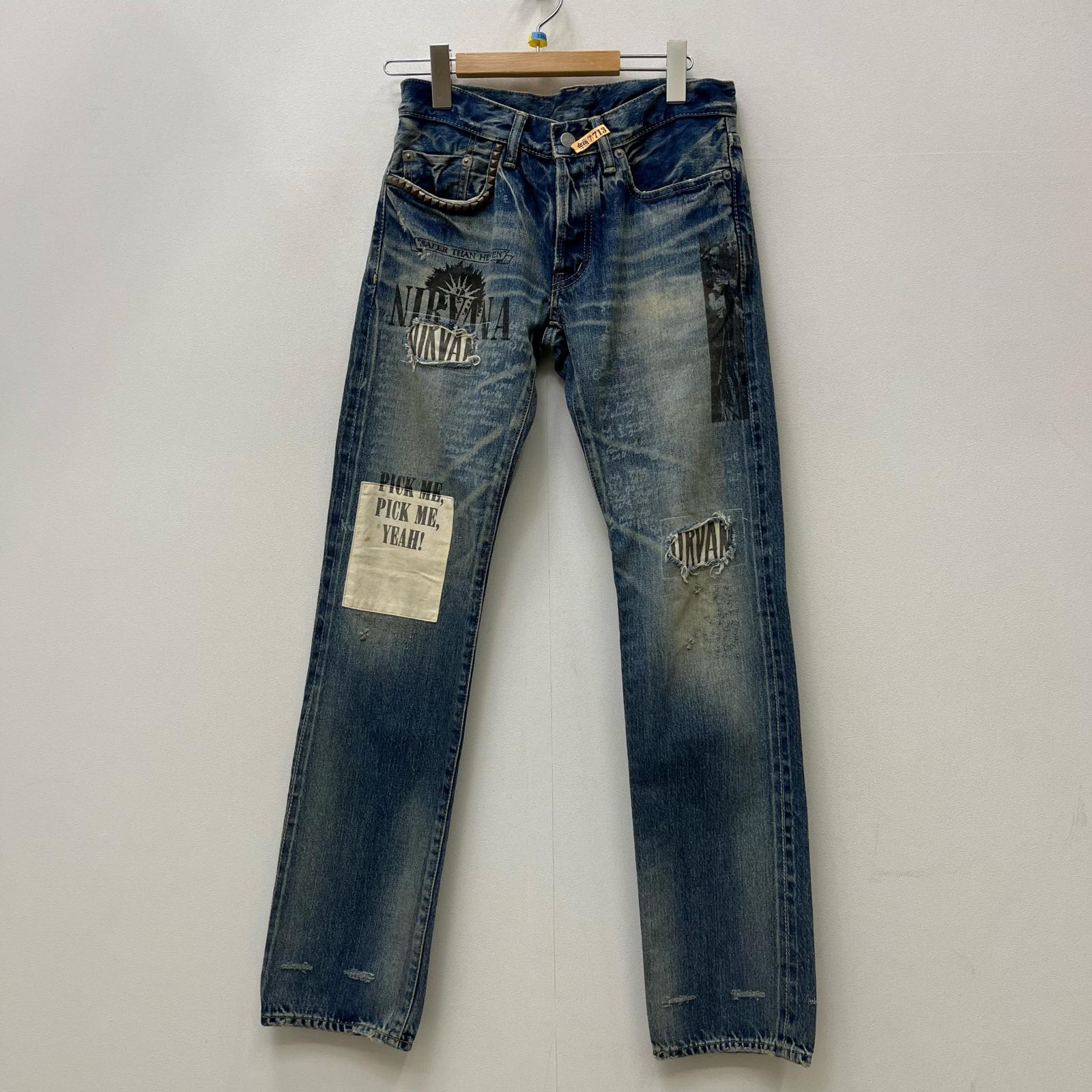 希少品！ NIRVANA HYSTERIC GLAMOUR デニム パンツ 30 楽天市場】【中古品】【メンズ】 HYSTERIC GLAMOUR ヒステリック
