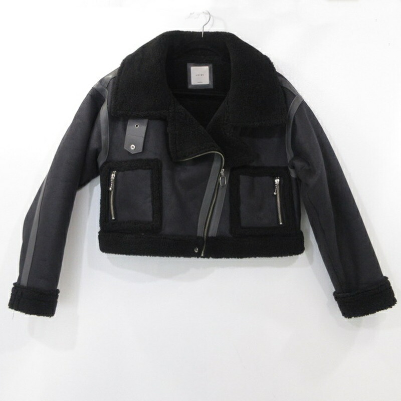 【極美品】juemi ジュエミ　ムートンジャケット　ショート丈　ジャケット Juemi ムートンジャケット juemi ジュエミ ムートンジャケット