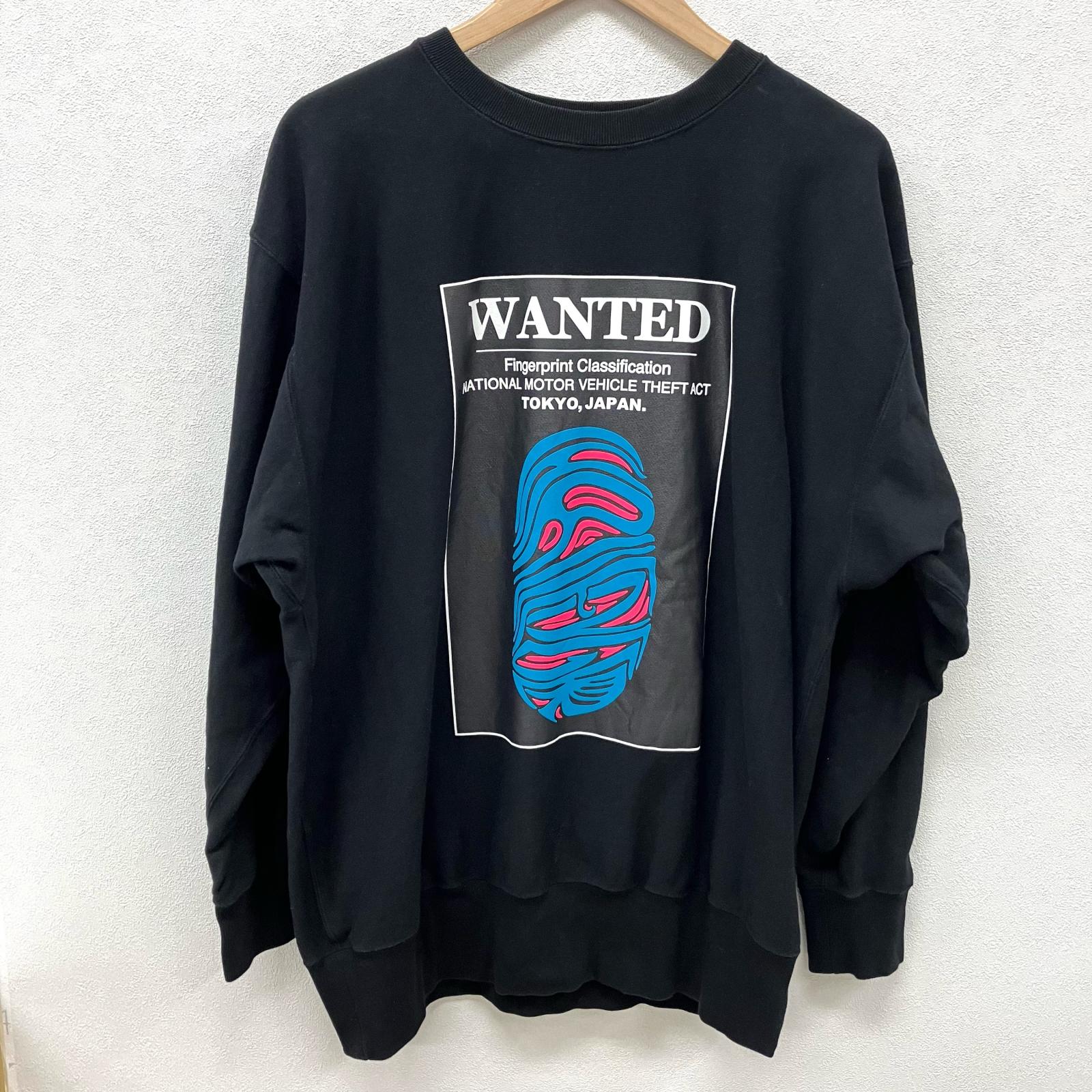 【中古】CHALLENGER | チャレンジャー CTA C/N SWEAT 流汗 CLG-SW 024-001 黒いこと 大きさ：XL【イオン広店】