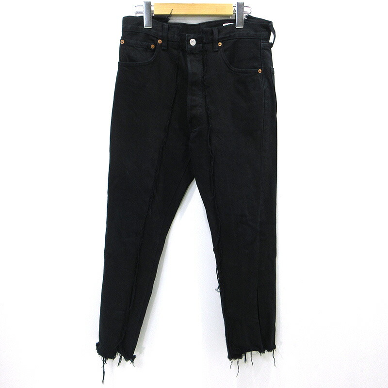Old park W POCKET FLARE PANTS M 再構築 OLD PARK（オールド パーク） OP-467-2 ZIP BAGGY PANTSの通販