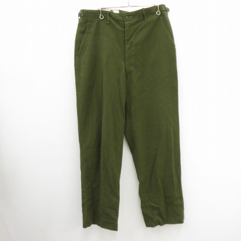 【中古】MILITARY御召しもの | ミリタリーイリョウ U.S.ARMY/M-51ウールフィールドトラウザー ズボン下 カーキ【瀬戸大橋店】