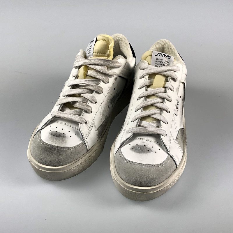 【中古】 STRYPE |スライプ WHITE DESTROYED スニーカー ST6001-NER ダメージ加工 ホワイト サイズ:EU43【姫路東店】