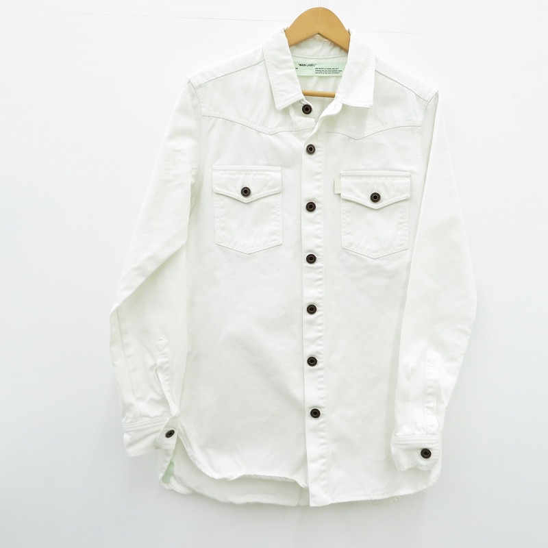 OFF-WHITE オフホワイト カジュアルシャツ M 3357325A0010 off-white オフホワイト オープンカラーシャツ カジュアルシャツ