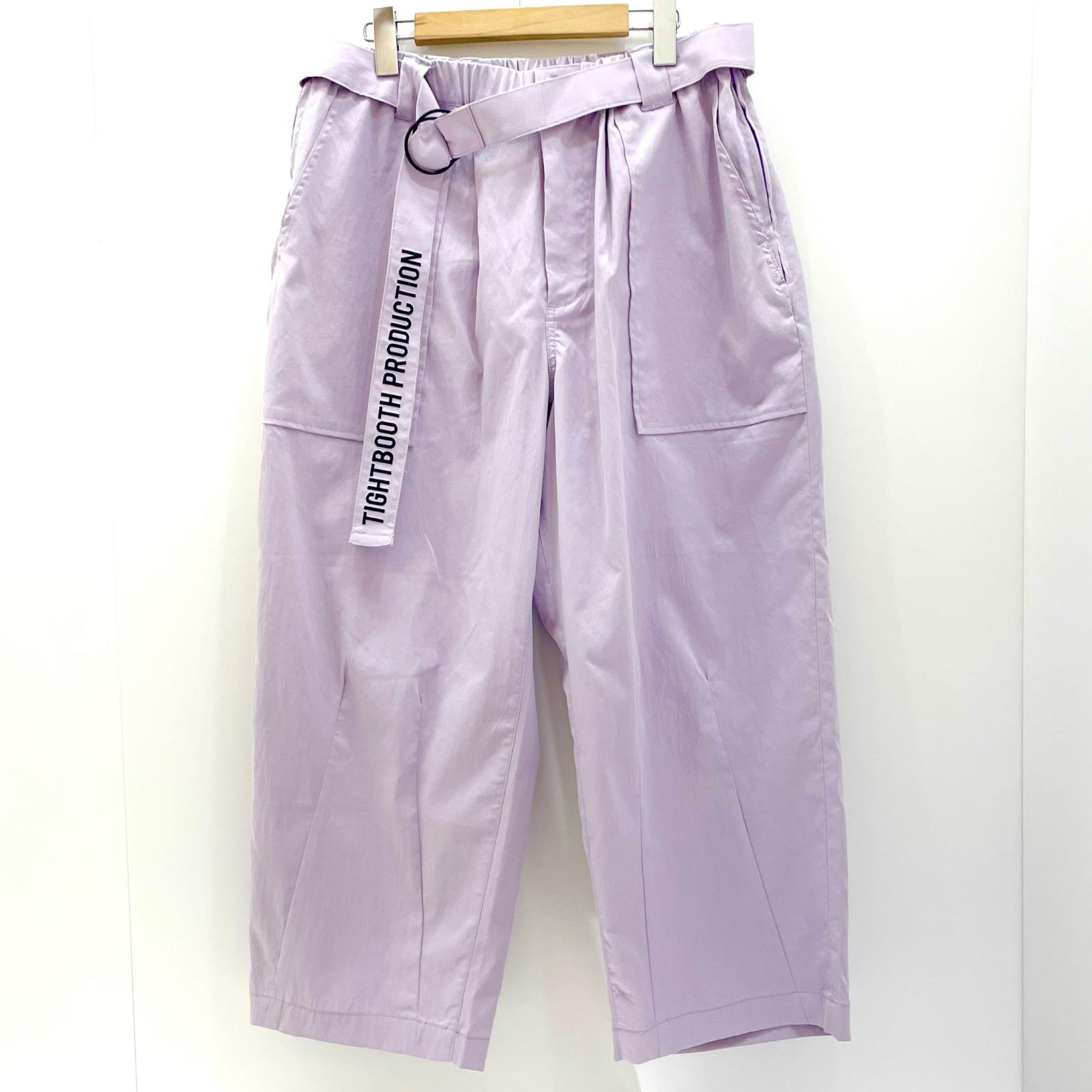 【中古】TIGHTBOOTH PRODUCTION | タイトブースプロダクション BAGGY SLACKS バギースラックス ズボン下 パープル 大きさ：L【尾張小牧店】