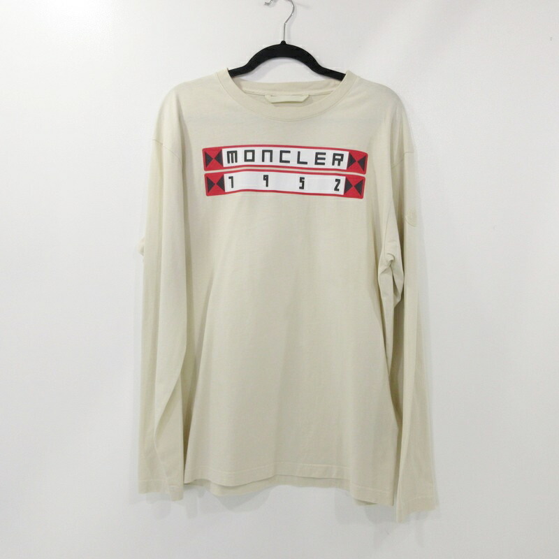 【中古】MONCLER GENIUS | モンクレールジニアス 長袖Ｔシャツ H10928D00002 国内正規品 ベージュ サイズ：M【姫路東店】