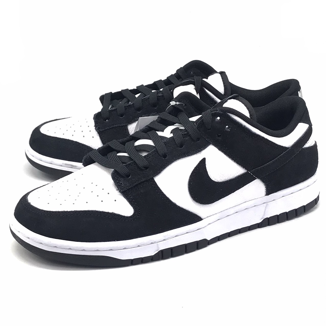 【中古】NIKE | ナイキ DUNK LOW RETRO SE \u0027SUEDE PANDA\u0027 ダンク スエードクロスジャイアントパンダ スニーカー FQ8249-100 黒いこと 28.5糎【倉吉店】