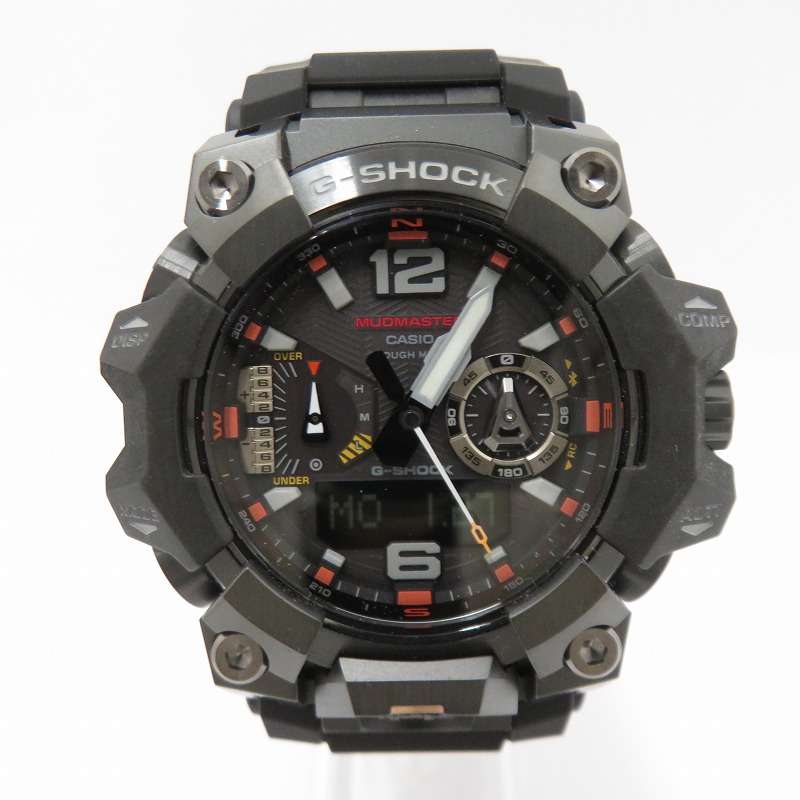【中古】G-SHOCK | ジーショック MUDMASTER マッドマスター アナデジ 電磁波ソーラー ウオッチ GWG-B1000EC-1A 黒いこと【瀬戸大橋店】