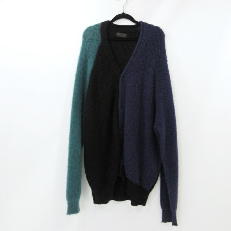 【中古】S'YTE:YOHJI YAMAMOTO | サイトヨウジヤマモト COLOR PANELING MOHAIR CARDIGAN カーディガン UV-K07-616 マルチカラー サイズ：3【姫路東店】
