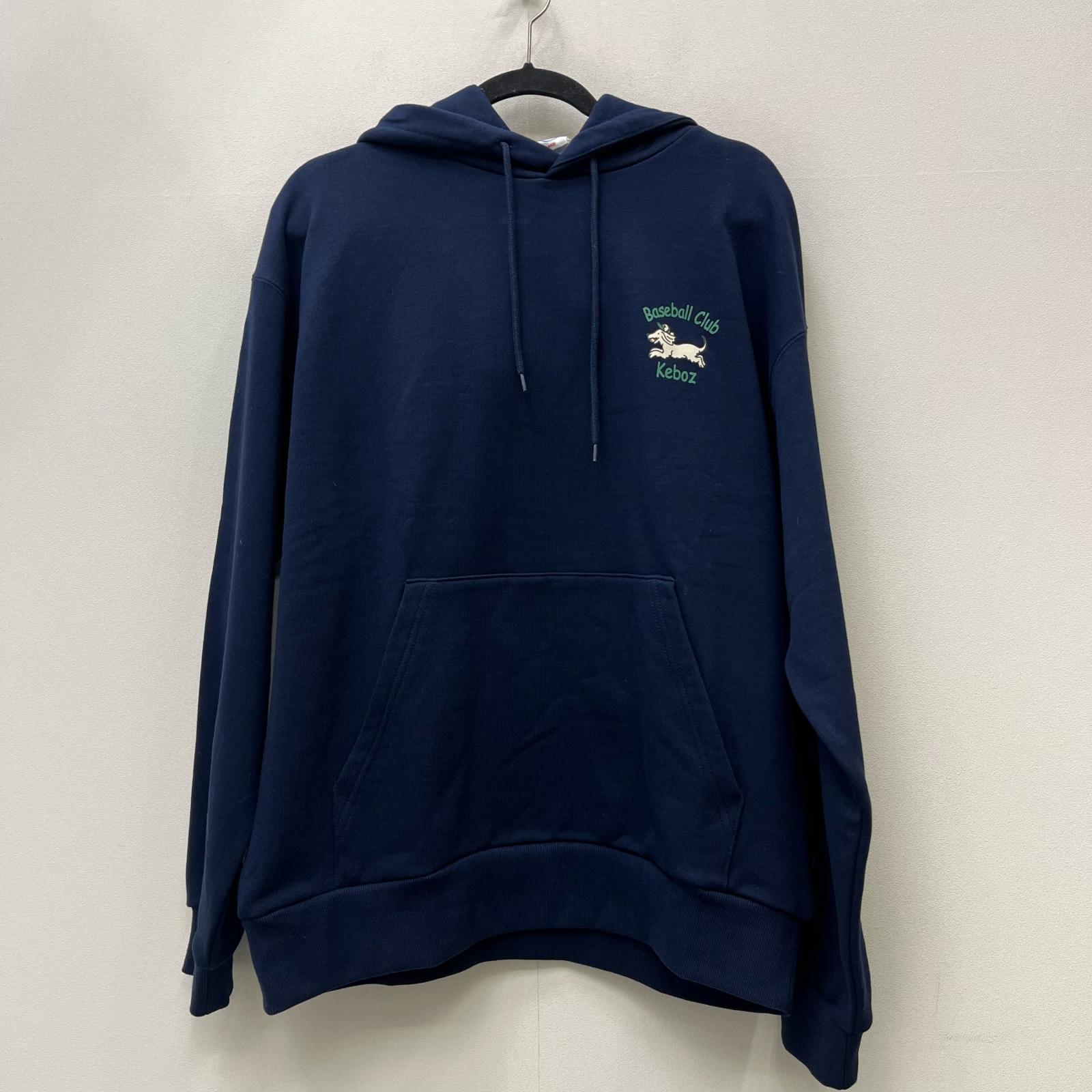 【中古】KEBOZ | ケボズ BDR SWEAT HOODIE パーカー KBZFW24HD025 ネイビー サイズ：L【加古川店】