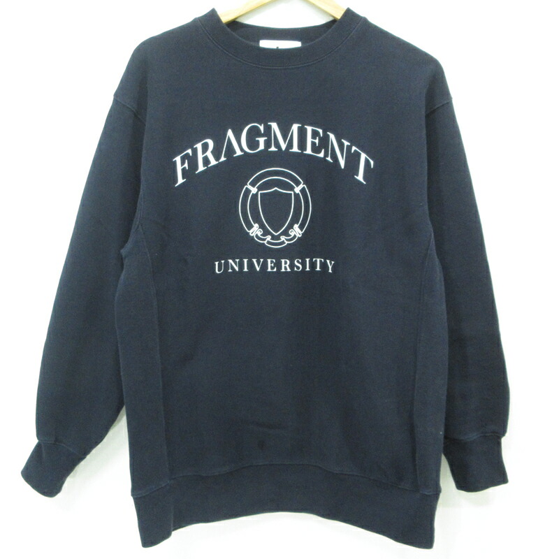 FRAGMENT UNIVERSITY スウェット ブラック M FRAGMENT UNIVERSITY(フラグメント ユニバーシティ)のFRGMT UNV