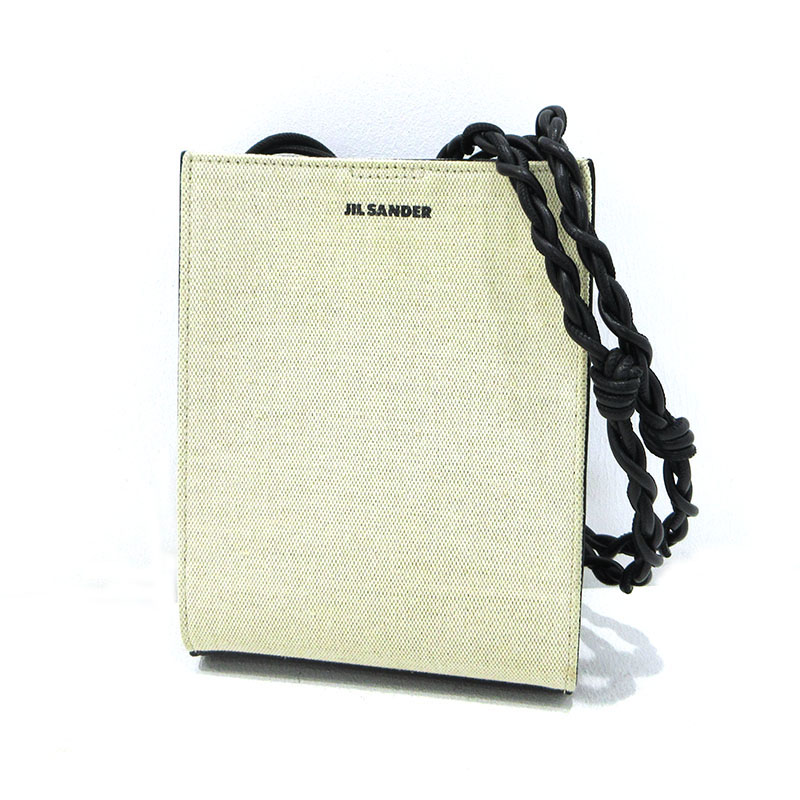 【中古】JIL SANDER | ジルサンダー TANGLE SMALL ショルダーバッグ アイボリー【三重本店】|お宝市番館