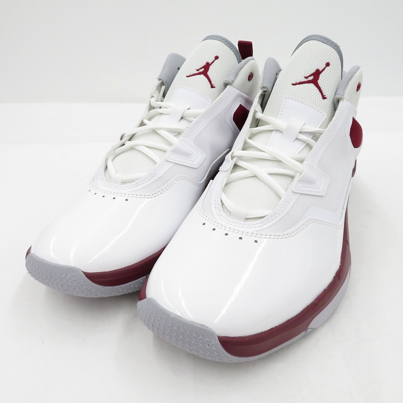 【中古】NIKE | ナイキ Jordan Stay Loyal 3 'White/Wolf Gray/Team Red' スニーカー FB1396-160 エアジョーダン ボルドー/バーガンディー 30cm【瀬戸大橋店】画像