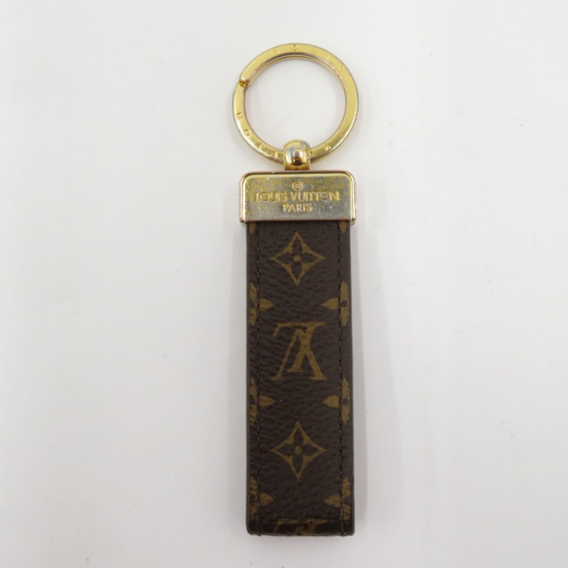 Louis Vuitton ドラゴンヌ　レザーキーホルダー ブラウン LOUIS VUITTON - LOUIS VUITTON ルイヴィトン キーホルダー