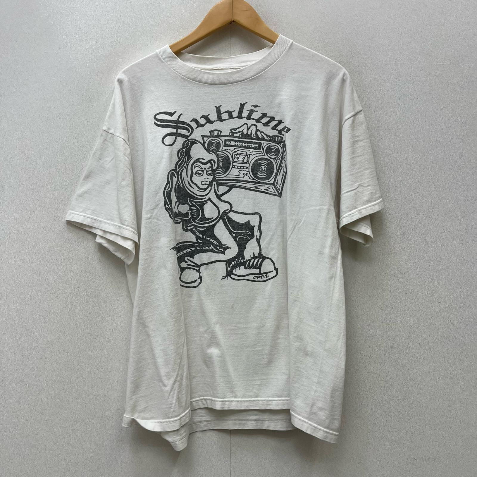 【中古】 SUBLIME:SKUNK RECORD 半袖Ｔシャツ ホワイト【加古川店】｜お宝市番館