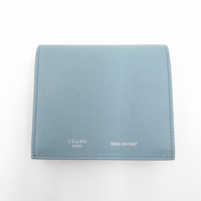 【中古】CELINE | セリーヌ 二つ折り財布 ブルー【瀬戸大橋店】