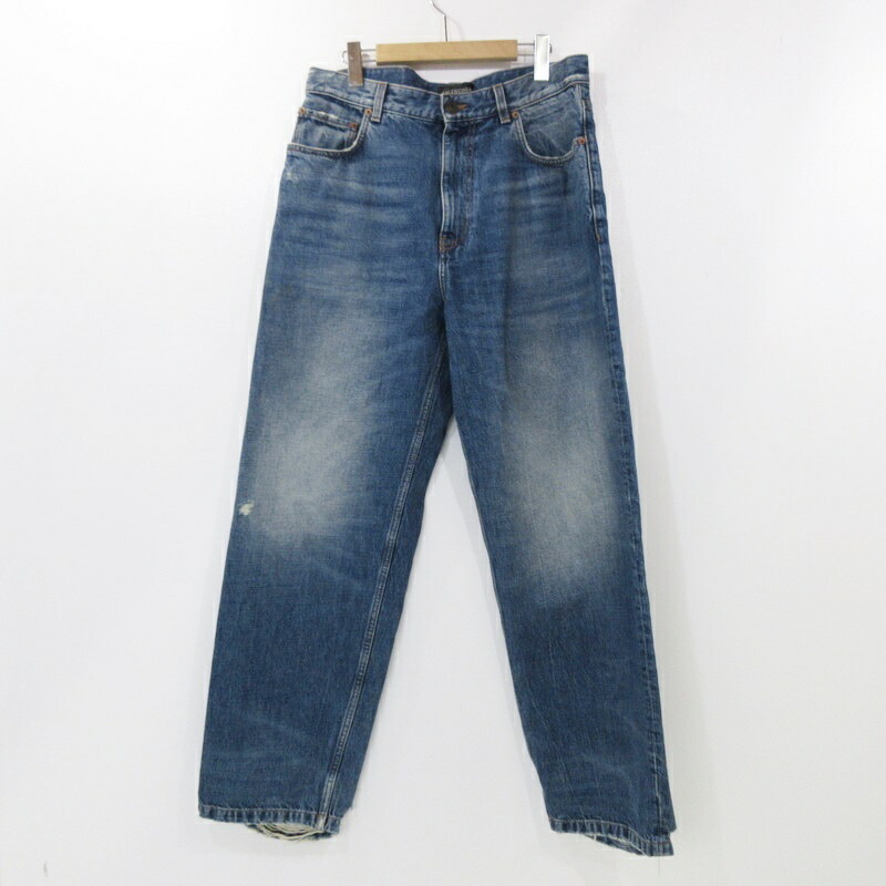 【BALENCIAGA】Denim pants デニムパンツ 中古・古着通販】BALENCIAGA (バレンシアガ) Layered Wide Denim