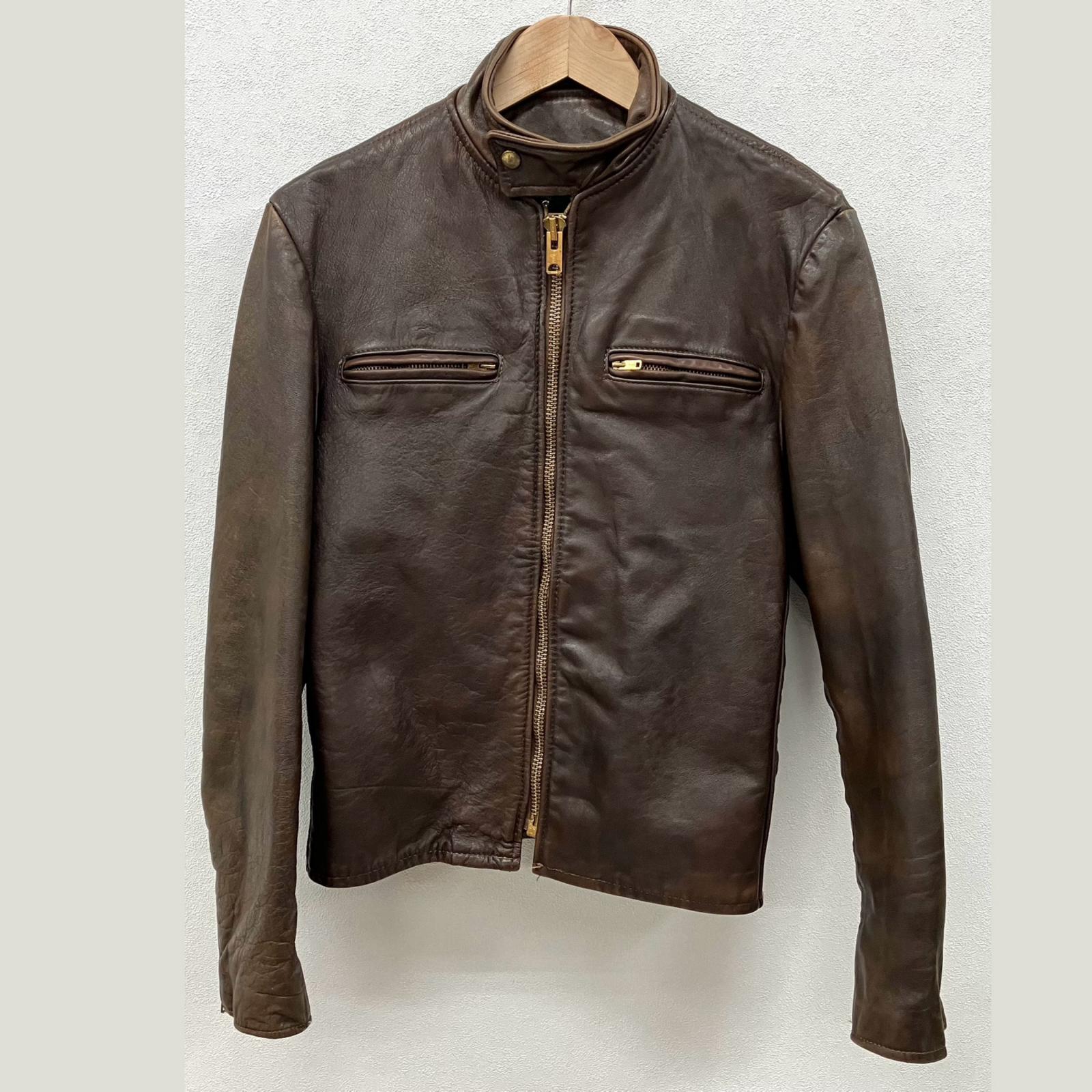【中古】 Lesco LEATHERS なめし革 赤銅色 大きさ：40【イオン広店】