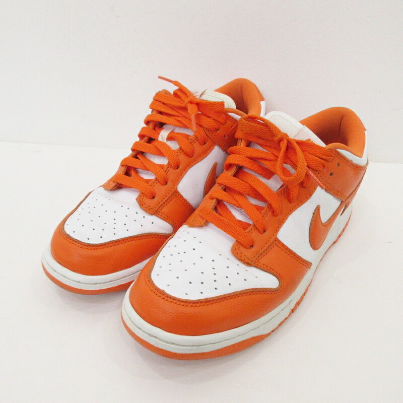 【中古】NIKE | ナイキ DUNK LOW SP YRACUSE スニーカー CU1726-101 サイズ:27.0cm オレンジ【姫路東店】