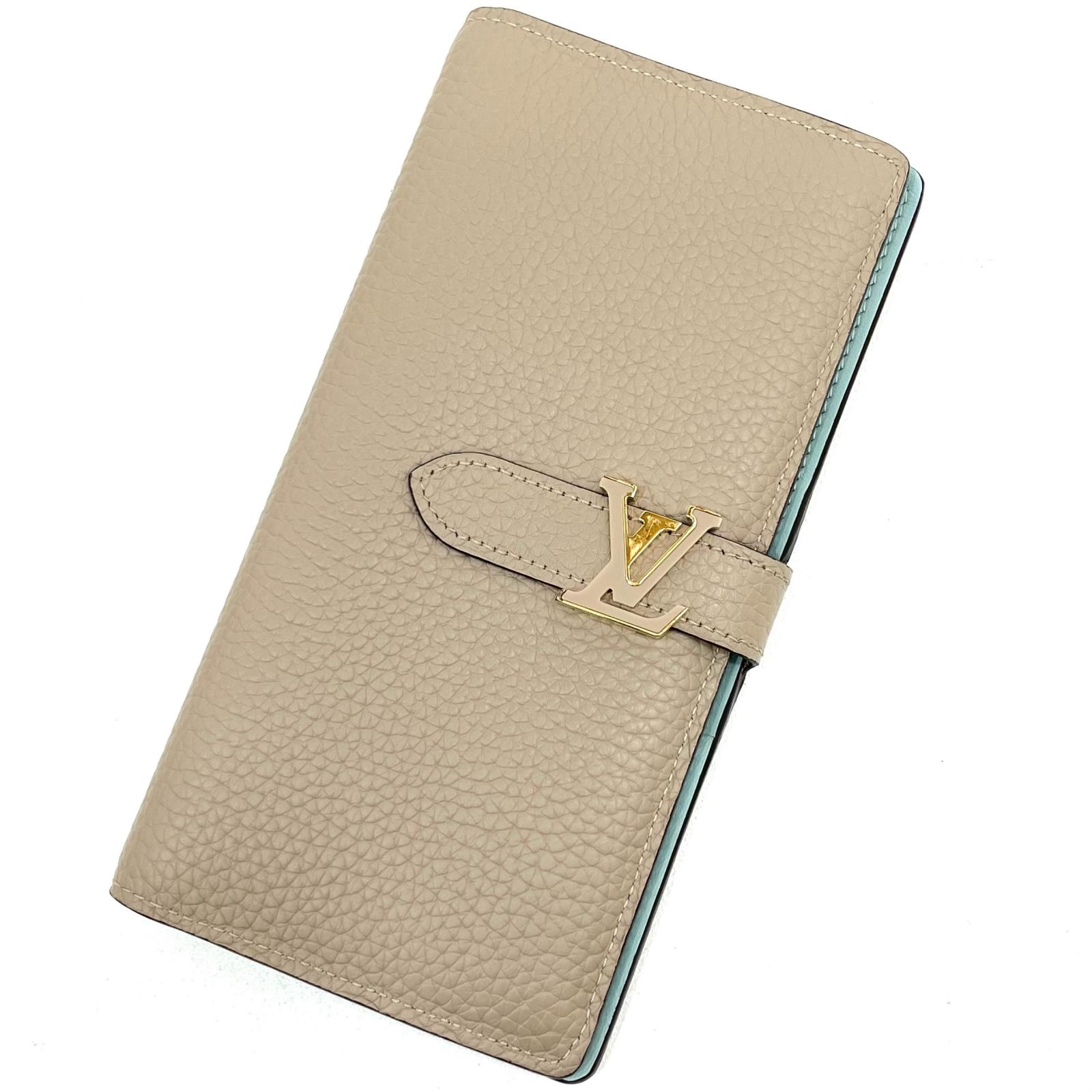 【中古】LOUIS VUITTON | ルイ・ヴィトン LV ヴェルティカル ウォレット 二つ折り 長紙入れ M81367 ベージュ【尾張小牧店】