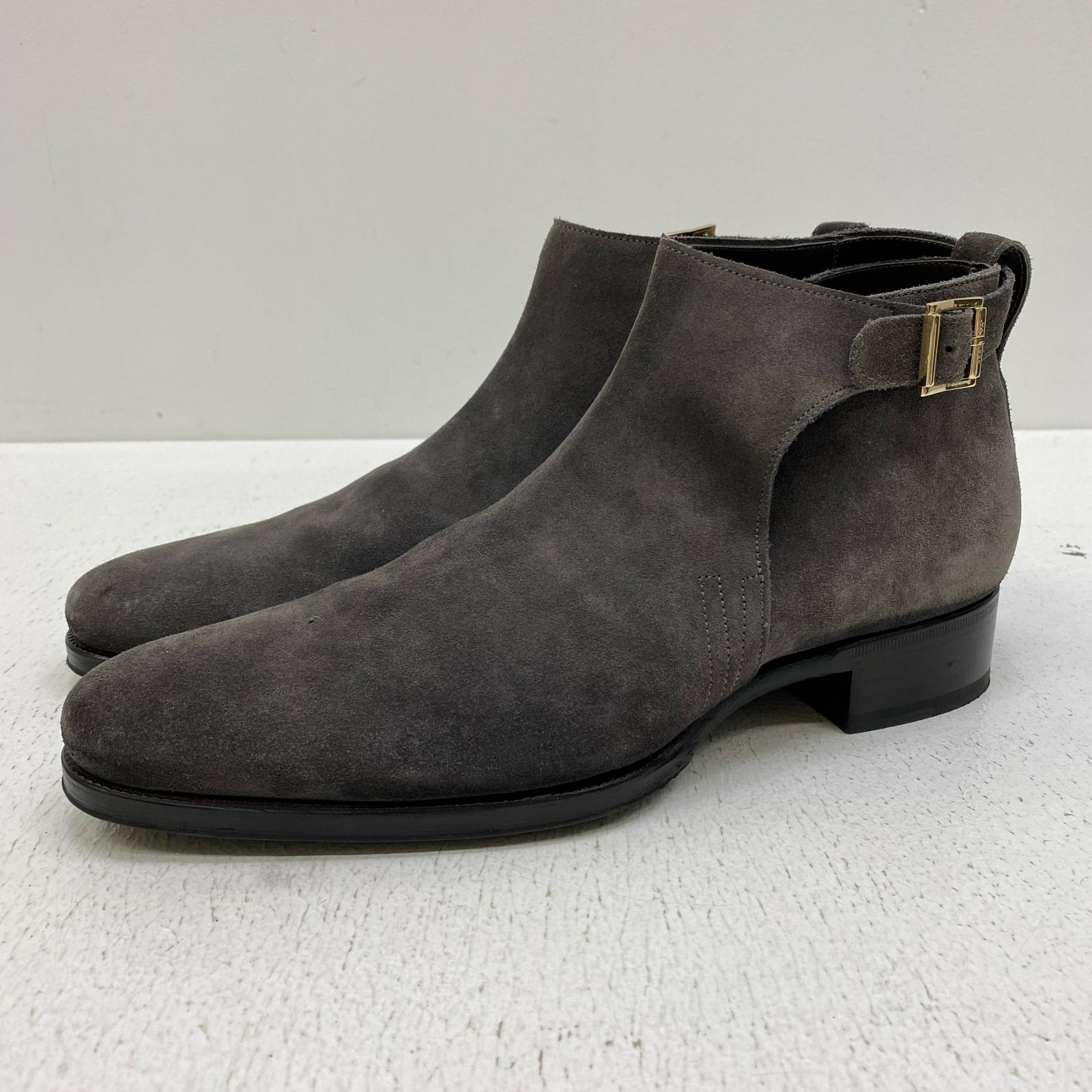 【中古】 SUEDE BOOTS ブーツ 薄墨色【加古川店】
