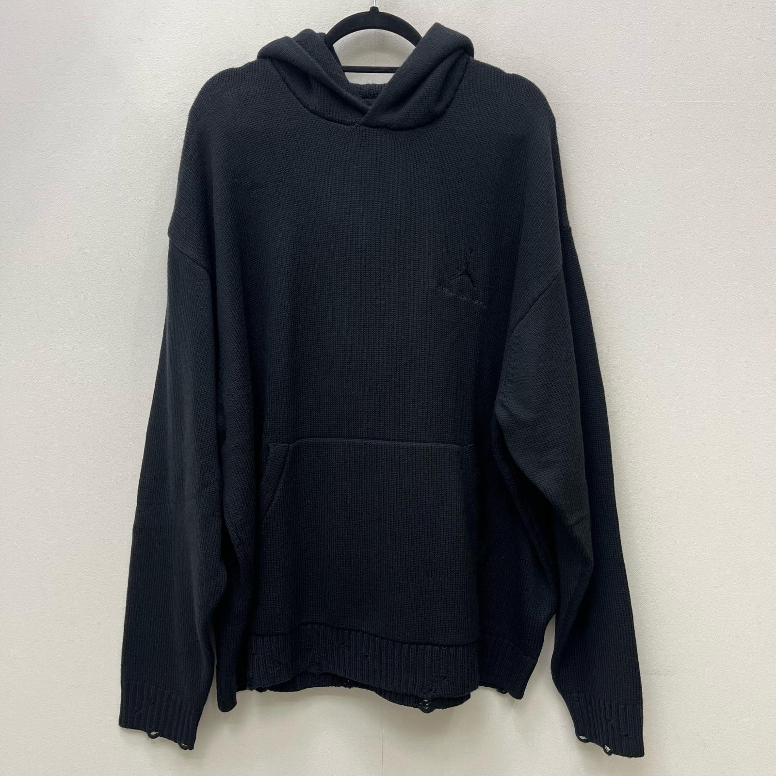 【中古】NIKE | ナイキ Jordan x A Ma Mani?re Men\u0027s Hoodie Sweater 編み物 FN0611-010 黒いこと 大きさ：XXL【加古川店】